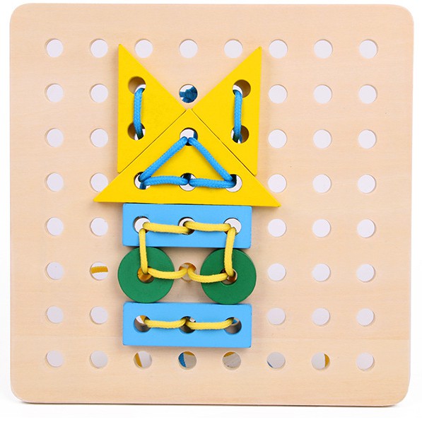 Đồ Chơi Xâu Dây Luồn Khối Phát Triển Vận Động Tinh