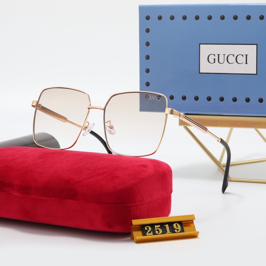 Kính Mát Gucci Phân Cực Chống Tia UV400 Phong Cách Cổ Điển Sang Trọng Thời Trang Dành Cho Nam Nữ