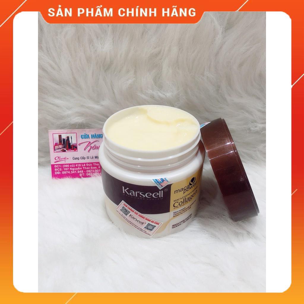 DẦU HẤP TÓC KARSEELL MACA COLLAGEN SIÊU MỀM MƯỢT TÓC (DẠNG HŨ)