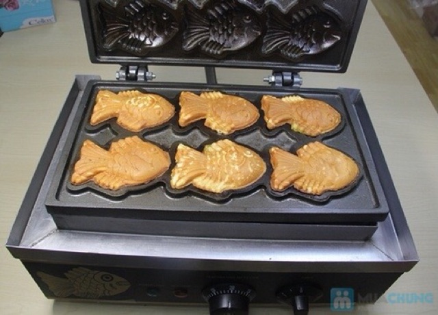 Máy làm bánh cá - máy nướng bánh cá 6 con