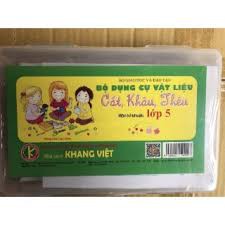 BỘ CẮT KHÂU THÊU LỚP 4 LỚP 5 HÀNG ĐẸP