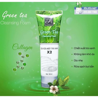 Sữa Rửa Mặt Trà Xanh X2 A Cosmetics