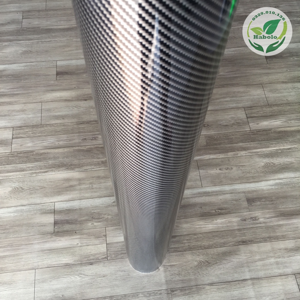 [0.3m x khổ 1.2m] Decal carbon dán xe, điện thoại...laptop , Decal carbon 5D đen bóng khổ 1.2m.