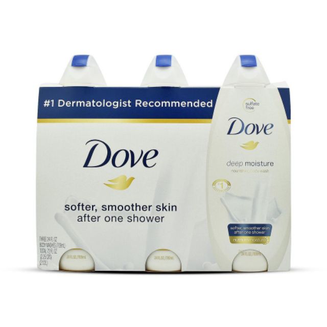 [HÀNG MỸ] SET 3 CHAI SỮA TẮM DOVE MỸ DƯỠNG DA CAO CẤP 3×709ML | BigBuy360 - bigbuy360.vn