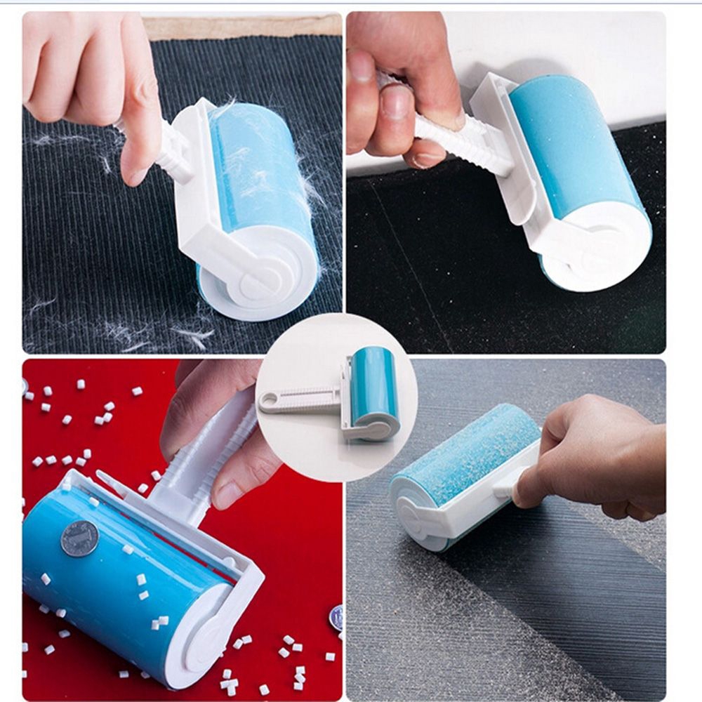 Cây lăn xơ làm sạch chỉ thừa lông thú vật trên ghế sofa quần áo