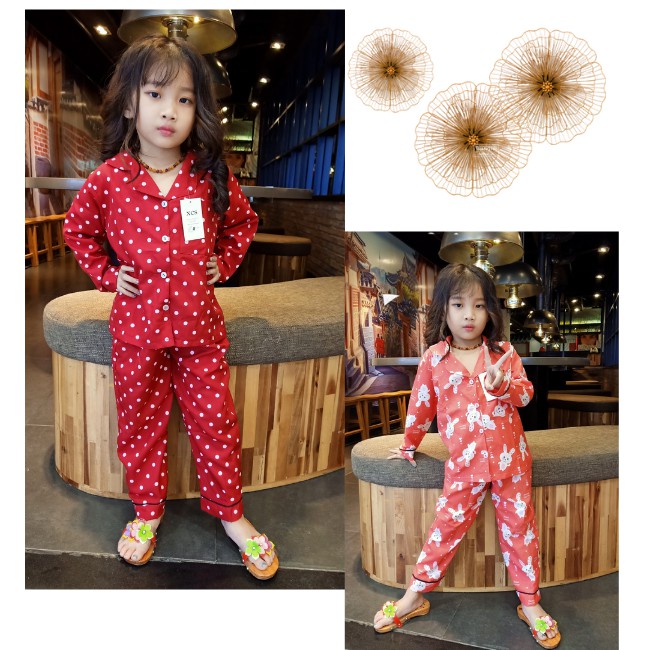 đồ bộ mặc nhà pijama cho bé siêu xinh 171