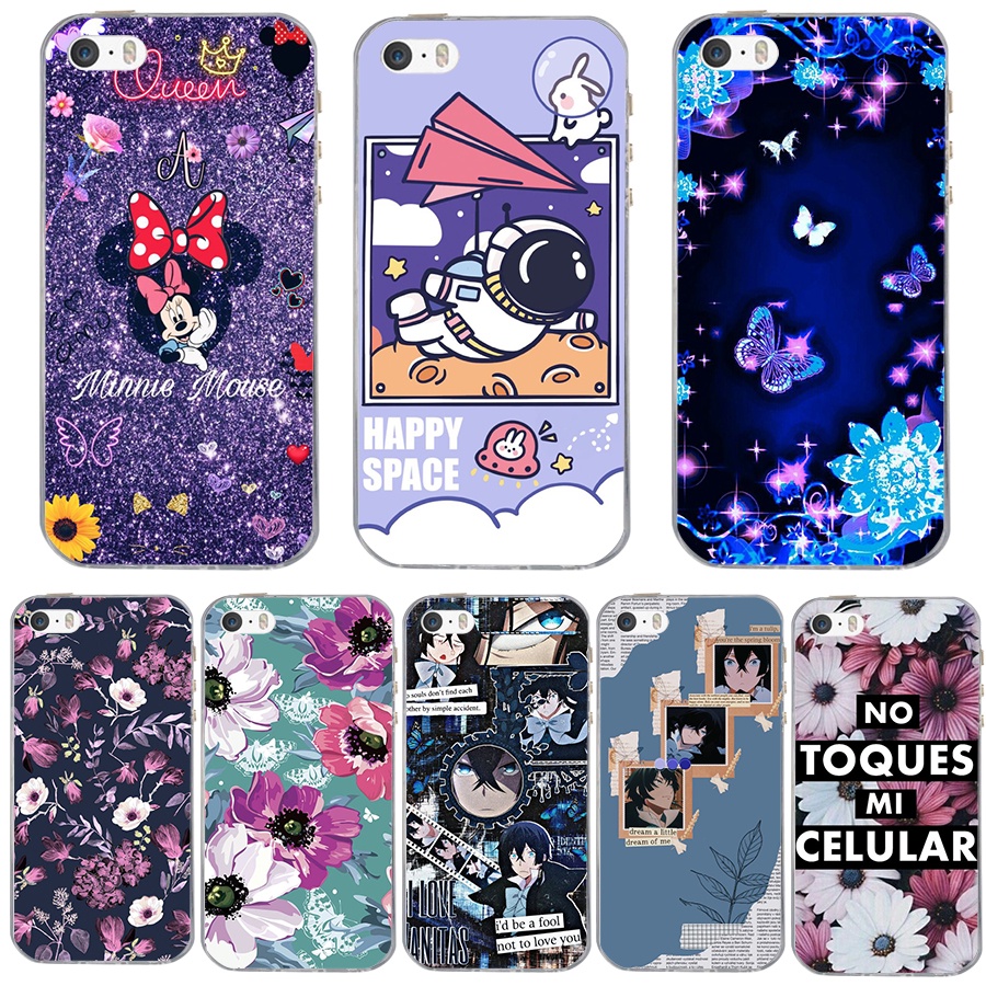Ốp Lưng TPU Mềm In Hình Thời Trang Cho iphone 5 5s se 6 6s
