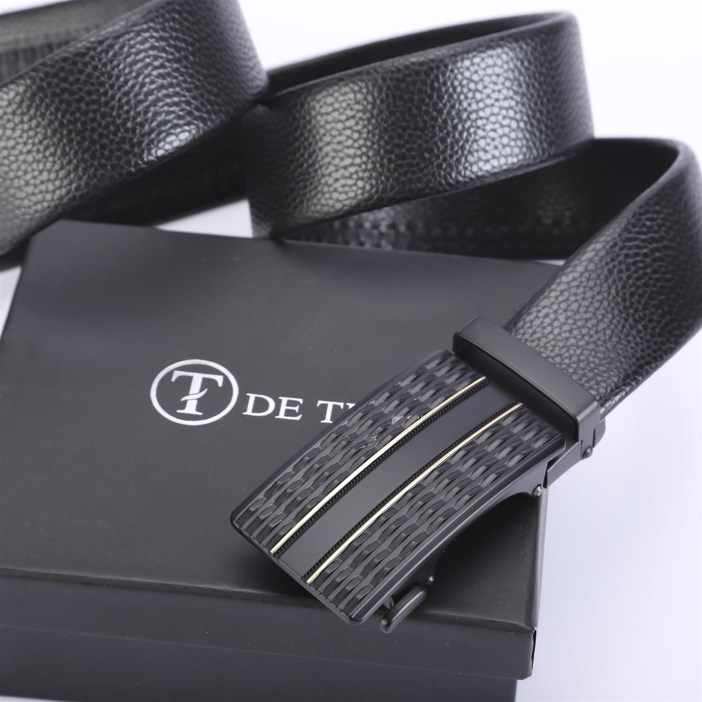 Thắt Lưng Nam Da Bò DETU L3097 Khóa Tự Động Sang Trọng