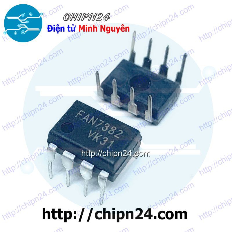 [1 CON] IC FAN7382 DIP-8 (7382) (IC điều khiển động cơ)