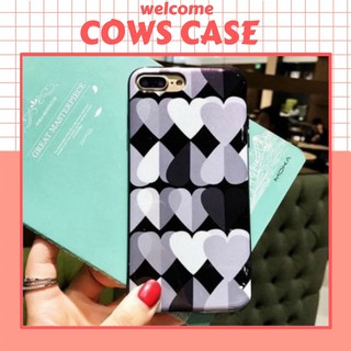 Ốp iphone Nhiều Tim Đen dành cho IphoneiP6/6s/6Plus/6sPlus/7Plus/8Plus/iPX/IPXS/XSMAX