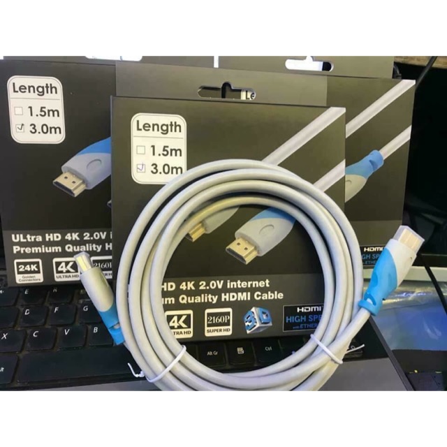 Dây HDMI 1,5m, 3m, 10m hãng Utra WIN nhập khẩu. Xuất hình ảnh chuẩn HD 2.0, 4k cam kết chất lượng