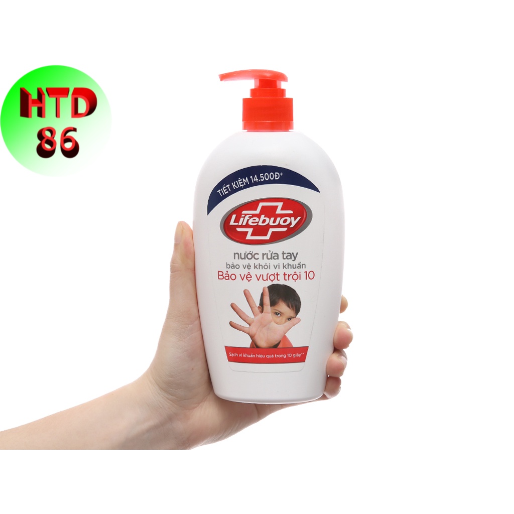 Nước rửa tay lifebuoy chai 500g