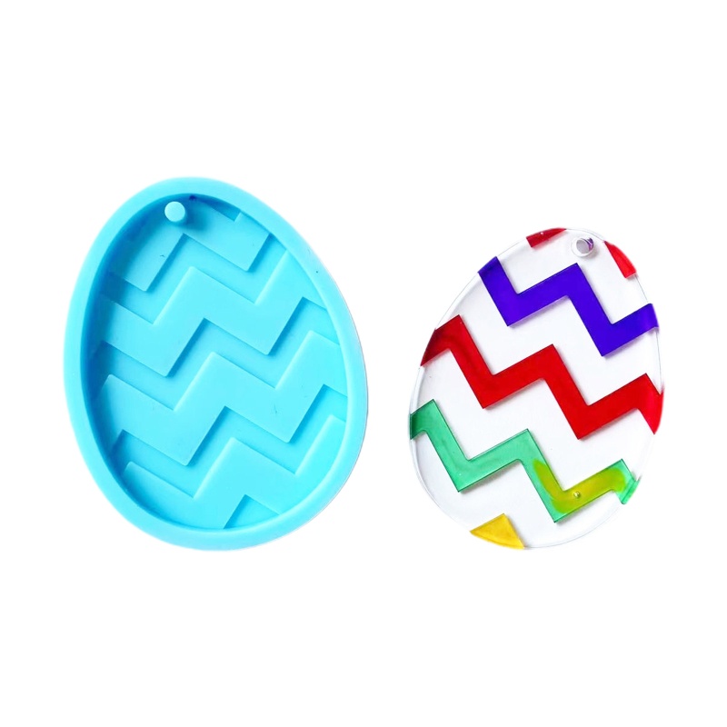 Khuôn Silicone Làm Móc Khóa Thủ Công DIY Hình Động Vật Phục Sinh Cho Trẻ Em