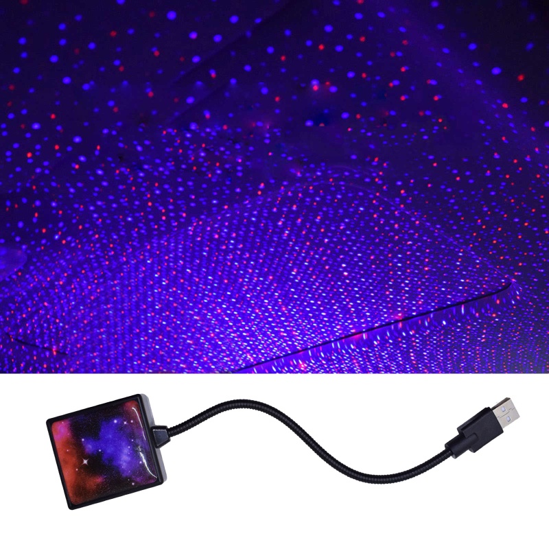 Đèn Chiếu Tự Động Nhiều Màu Sắc Cổng USB