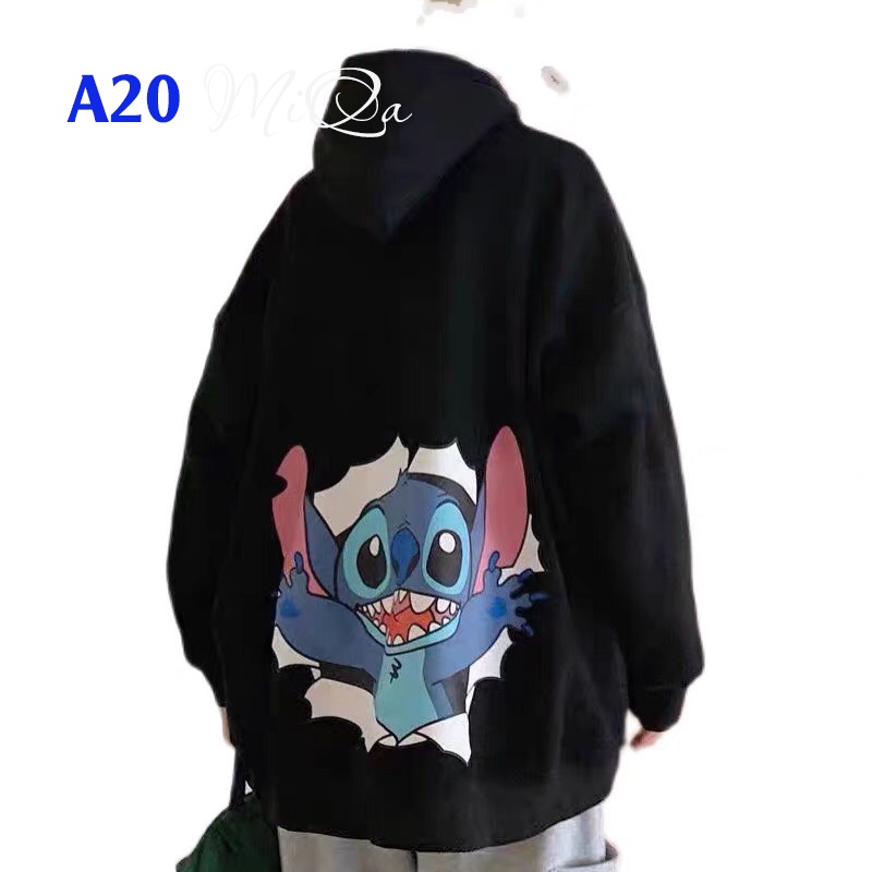 Áo Nỉ Bông Thời Trang UNISEX Hoạ Tiết Hoạt Hình / HOODIE FREESIZE 💜MiQa 💜 | BigBuy360 - bigbuy360.vn