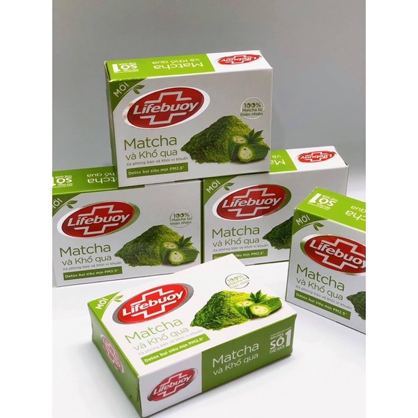 Xà Phòng Lifebuoy Diệt Khuẩn Detox Matcha Khổ Qua 90g