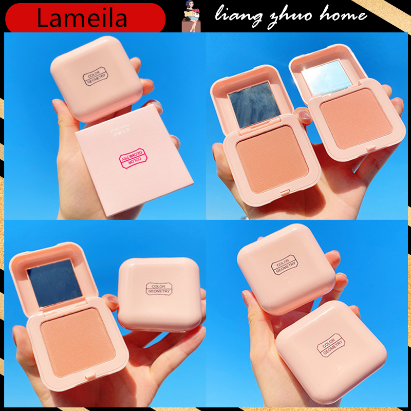 (Hàng Mới Về) Phấn Má Hồng Đơn Sắc Họa Tiết Hình Học Thương Hiệu Lameila | BigBuy360 - bigbuy360.vn