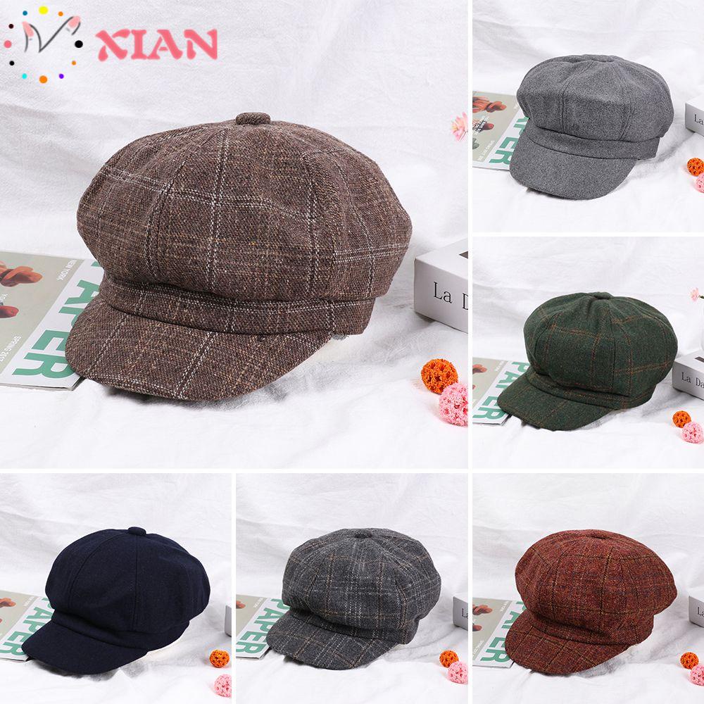 Xiantin Mũ Beret Hình Bát Giác Thời Trang Thu Đông Dành Cho Nữ