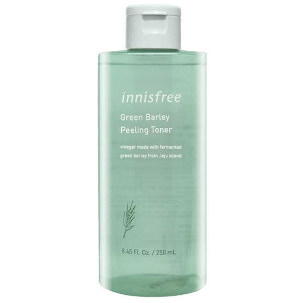 Nước Hoa Hồng Innisfree Tẩy Tế Bào Chết Trắng Da Dưỡng Ẩm Sạch Sâu Green Barley Peeling Toner 250ml - Khongcoson