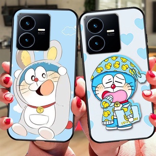 Ốp lưng điện thoại vivo y22s doraemon tinh nghich dễ thương