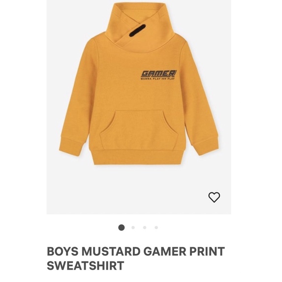 Áo nỉ hoodie cổ chéo Vàng