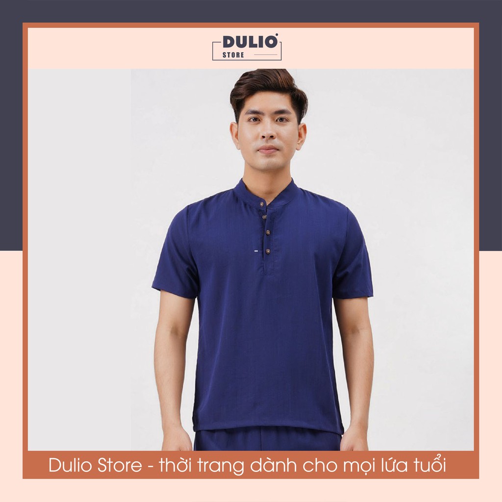 Bộ Đũi Nam Đồ Bộ mùa hè quần áo cộc tay đẹp cao cấp DULIO STORE BDN02