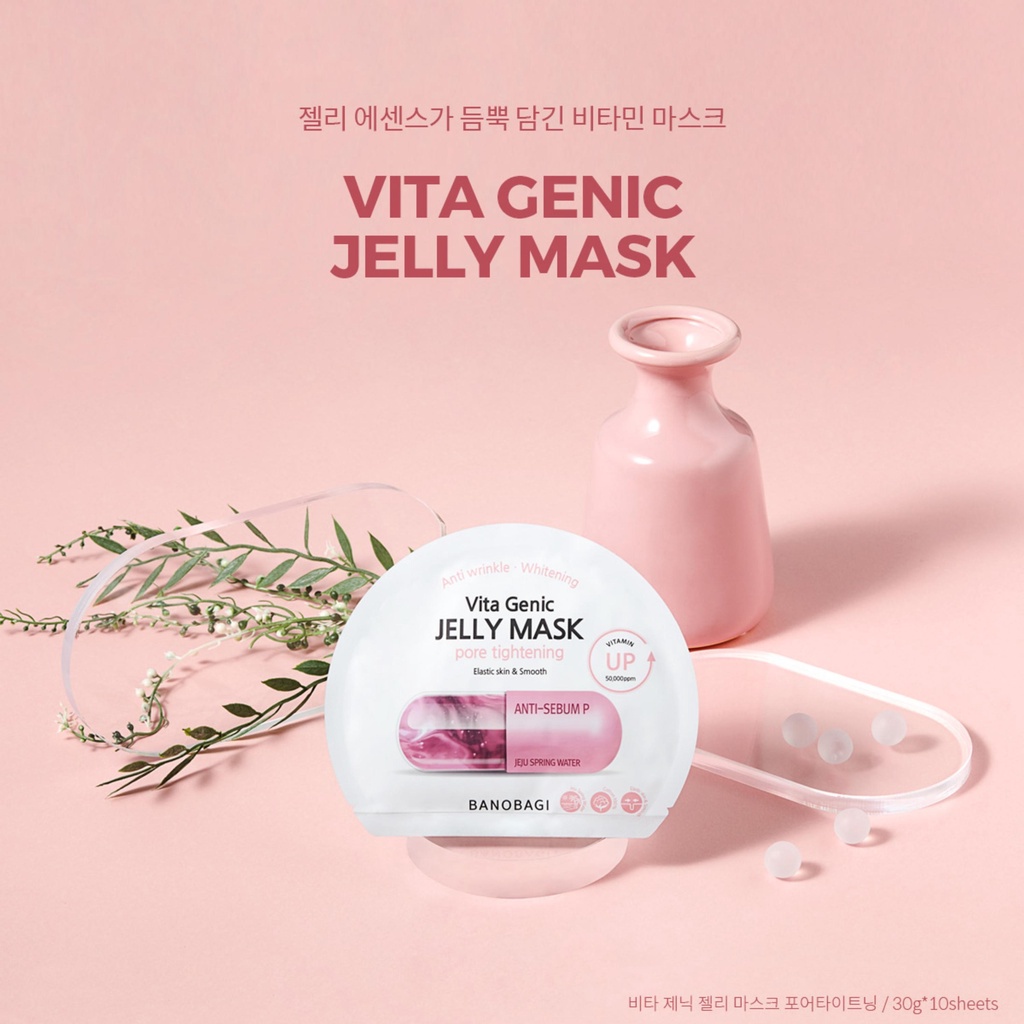 Mặt Nạ Giấy Viên Thuốc Banobagi Anti Wrinkle Whitening Vita Genic Mask