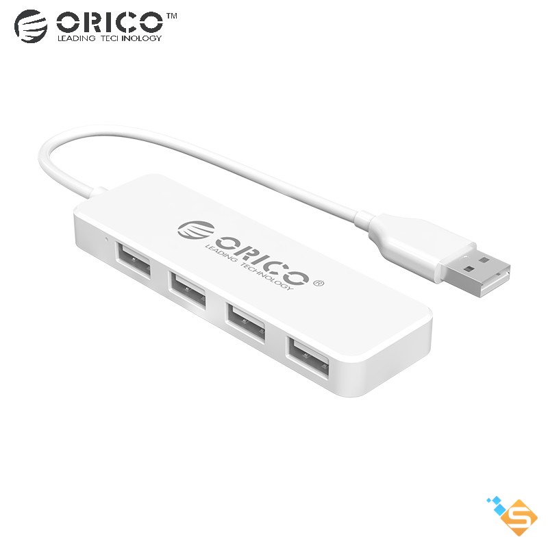 Bộ Chia Cổng USB 2.0 ORICO 4 Port - Hub USB ORICO 4 Cổng FL01-BK-BP - Bảo Hành Chính Hãng 12 Tháng