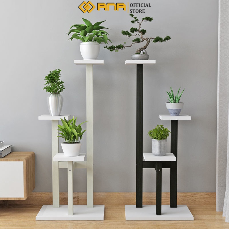 Giá để cây cảnh chậu hoa cây cảnh ANA cao cấp khung sắt chắc chắn khả năng chịu lực tốt không tróc sơn - CH02