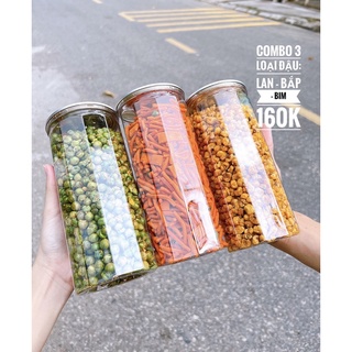 Combo 3 loại đậu: lan - bắp - bim
