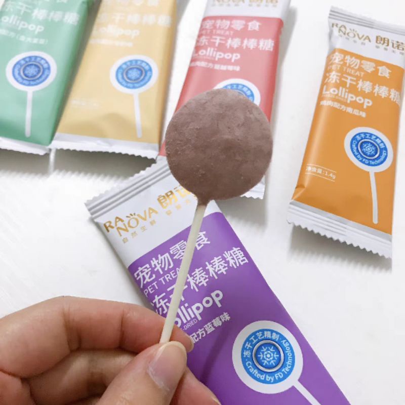 Bánh Thưởng Que Sấy Lollipop Cho Cún Mèo - 1.4g