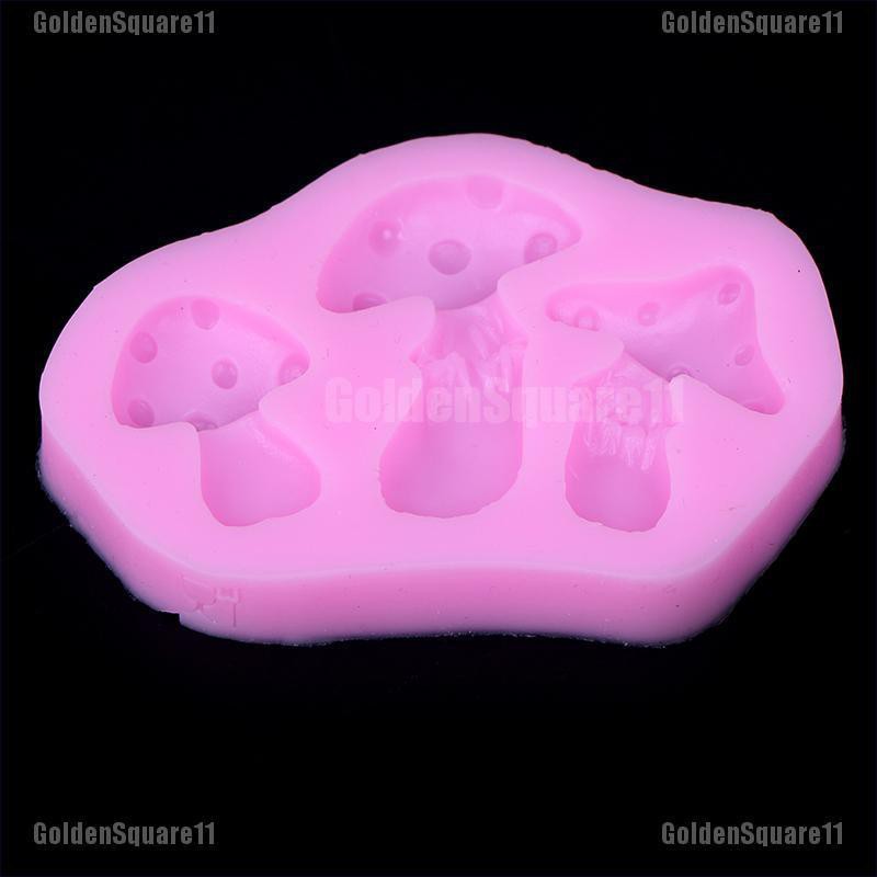 Khuôn silicone Tạo Hình Làm Bánh Kẹo Hình Cây Nấm 3d diy