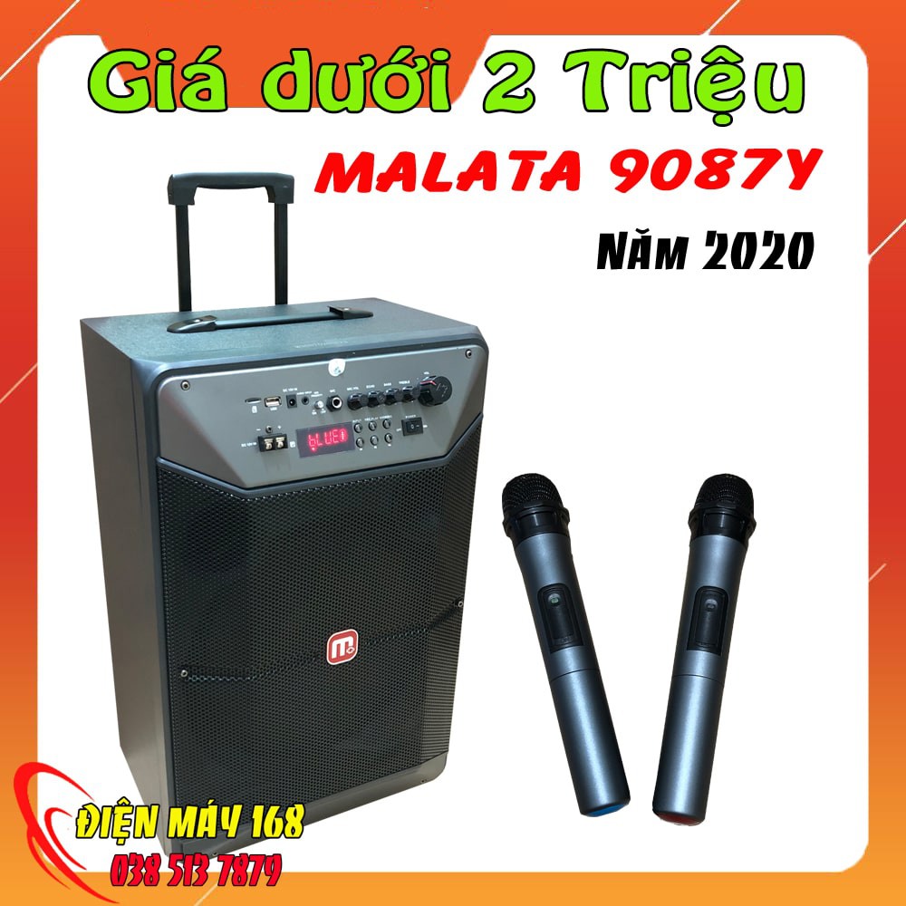 Loa Kéo Malata 9087y Bass 3 Tấc Thùng Gỗ Giá Dưới 2 Triệu