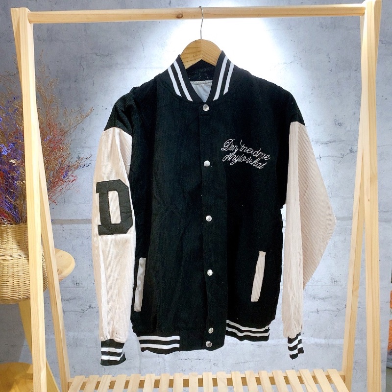Áo Khoác Nam Bomber Nhung Tăm Thêu Hình Unisex Nam Nữ Form Rộng Cao Cấp Hàn Quốc Street Style Mr.Smile 99 Shop
