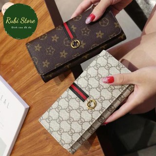 Ví dài cầm tay nữ 💥HÀNG ĐẸP💥 bóp cầm tay nữ 2 màu phong cách Hàn Quốc LEOTIVA VCT201