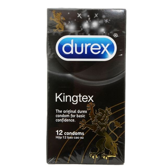 Bao cao su Durex Kingtex ôm sát hộp 12 cái