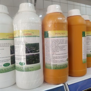 dung dịch thủy canh của viện sinh học nông nghiệp,học viện nông nghiệp việt nam(cặp 2l :1A+1B) 60k