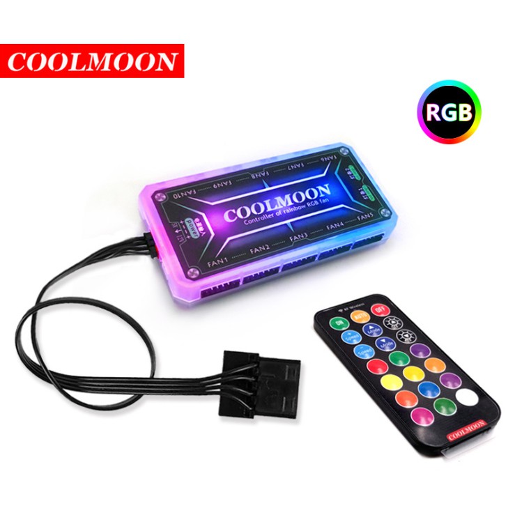 Hub coolmoon loại rgb 2019