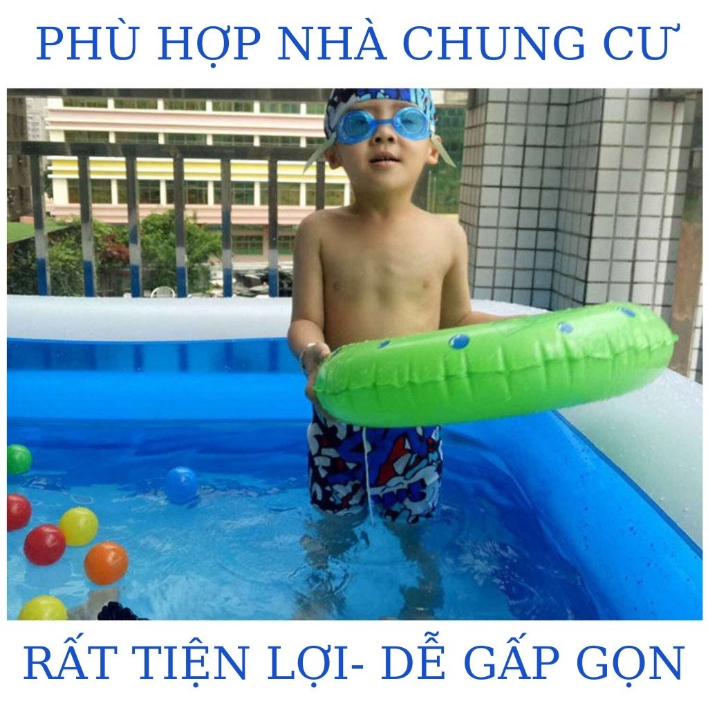 Bể bơi cho bé | bể phao bơi cho bé | hồ bơi khổng lồ | NHIỀU SIZE | HÀNG LOẠI 1