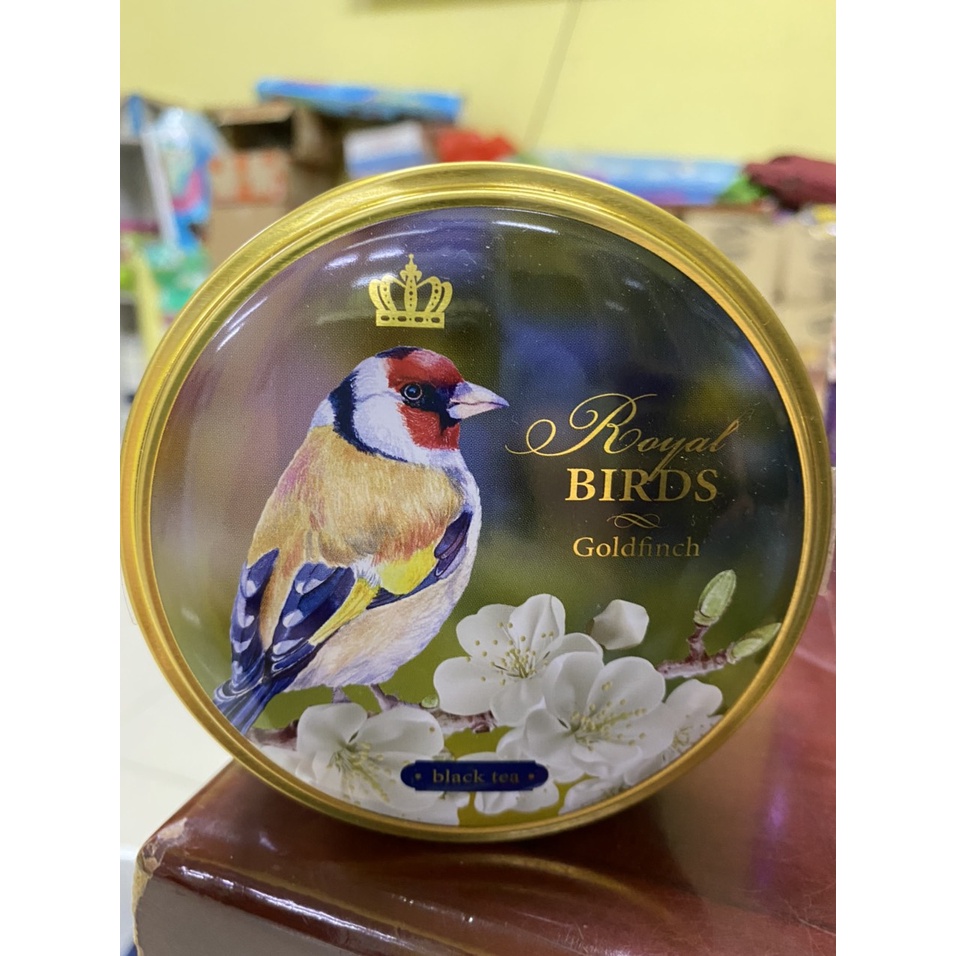 [Hàng Ngoại Có Tem Chống Giả]  đen richard royal birds hộp thiếc 40Gr - Hảo hạng &amp; Sang trọng