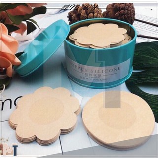 Miếng Dán Nhũ Hoa- Dán Ngực Giấy Hộp 60 Miếng (30 Đôi Hình Cánh Hoa hoặc hình tròn) Dùng 1 Lần