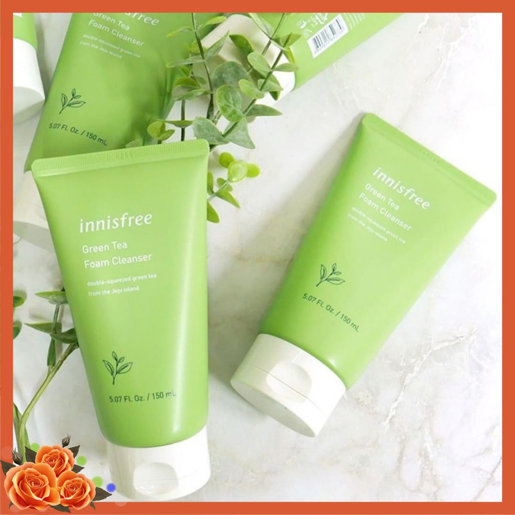 [GIÁ TỐT] Sữa Rửa Mặt Innisfree Trà Xanh 150ml [SALE NHANH TAY]