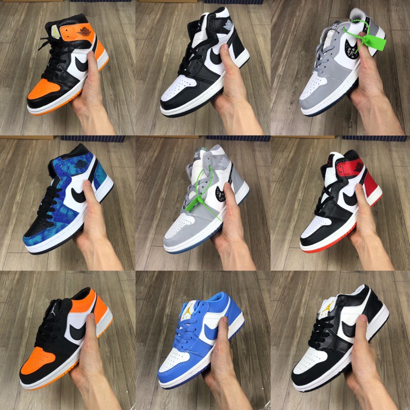 Giày thể thao JD nam nữ các màu cao thấp cổ (full box)