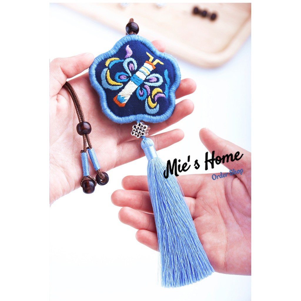 (Có sẵn) Bộ kit tự thêu túi thơm TRƯỜNG CA HÀNH - DIY Thêu tay trang trí Handmade Hán Phục Hanfu MIE SHOP