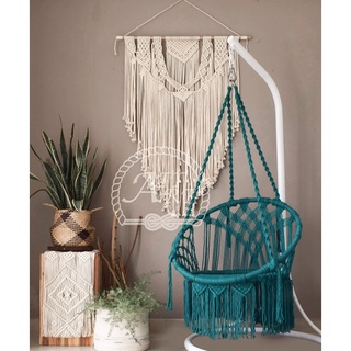 Xích đu xương cá Macrame ( chỉ lồng treo, không chân )
