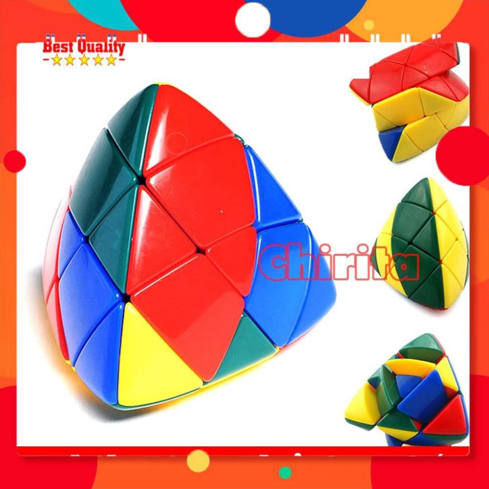 Rubik Biến Thể Magic Cube Tam Giác Lồi - Rubik Ju Xing Toys Không Viền - Cao cấp