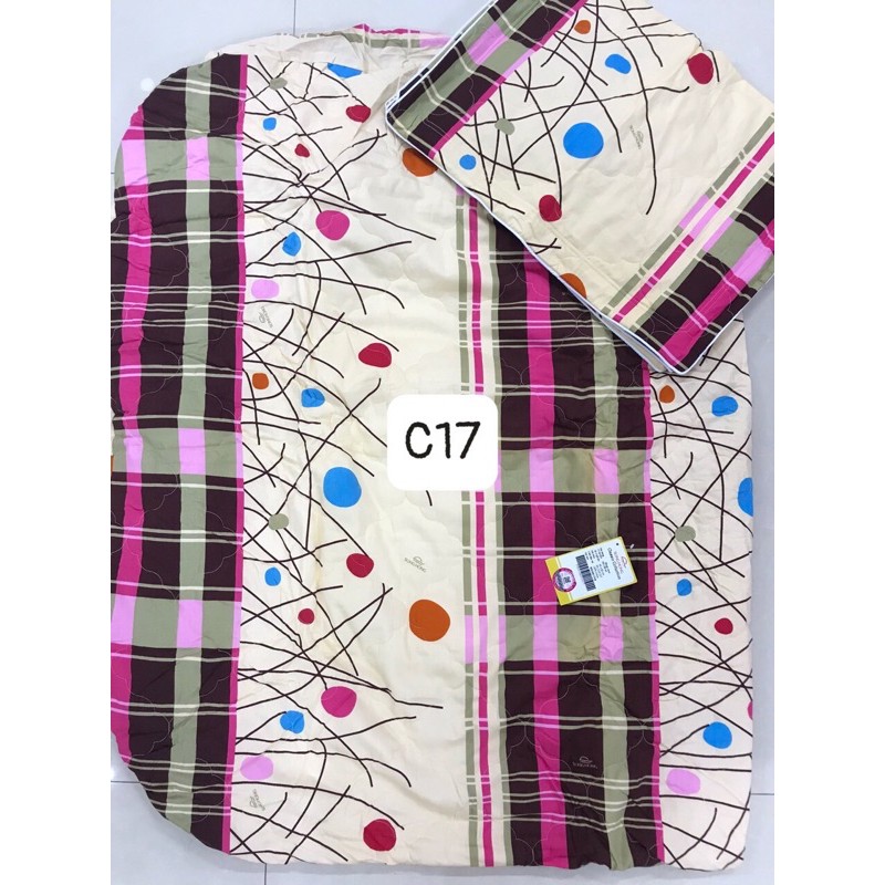 Bộ ga chun trần Sông Hồng 1,6m 100% cotton