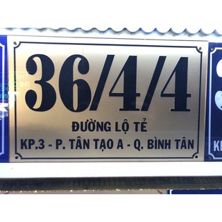 Bảng số nhà mica