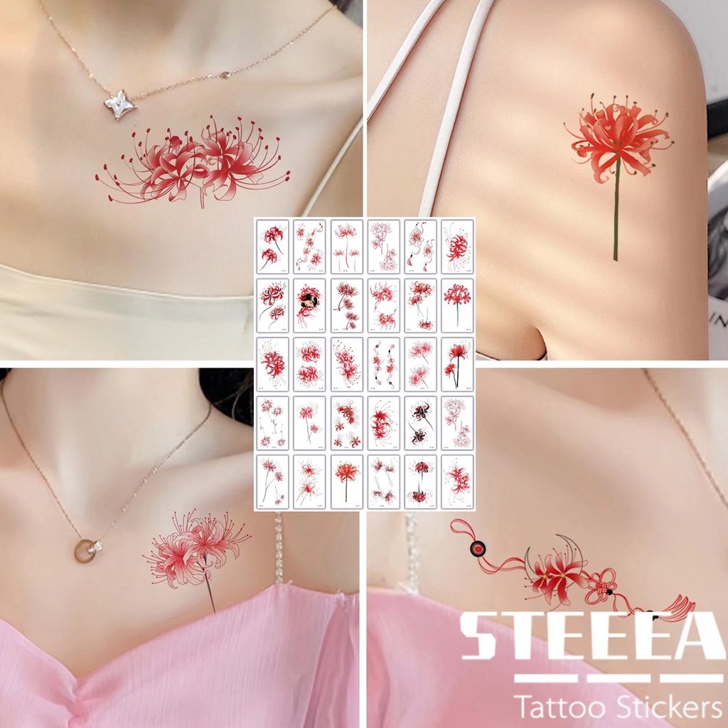 30 Pcs Hình Xăm Tạm Thời Chống Thấm Nước Lâu Trôi Trong 15 Ngày