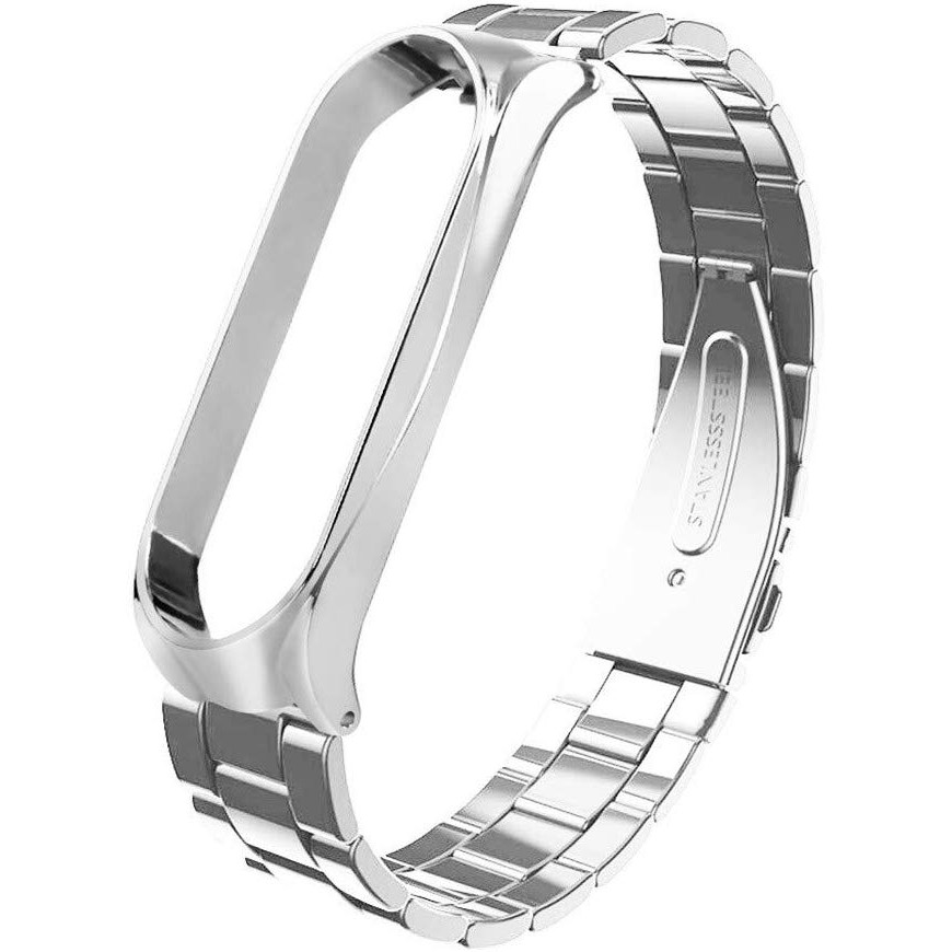 Dây đeo không gỉ phong cách dáng thời trang cho Xiaomi Mi Band 6 / 5 / 4 / 3